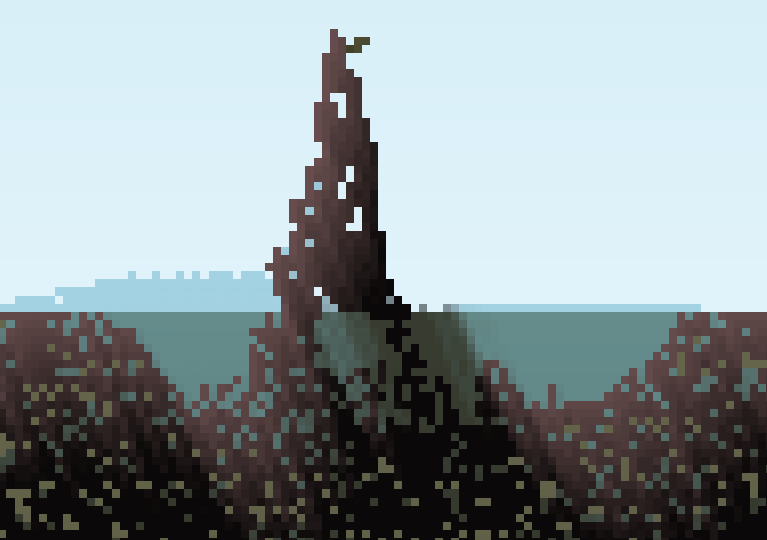 More pixilated illumination.